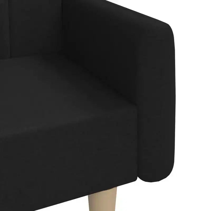 vidaXL Canapé convertible 2 places causeuse rembourrée en tissu