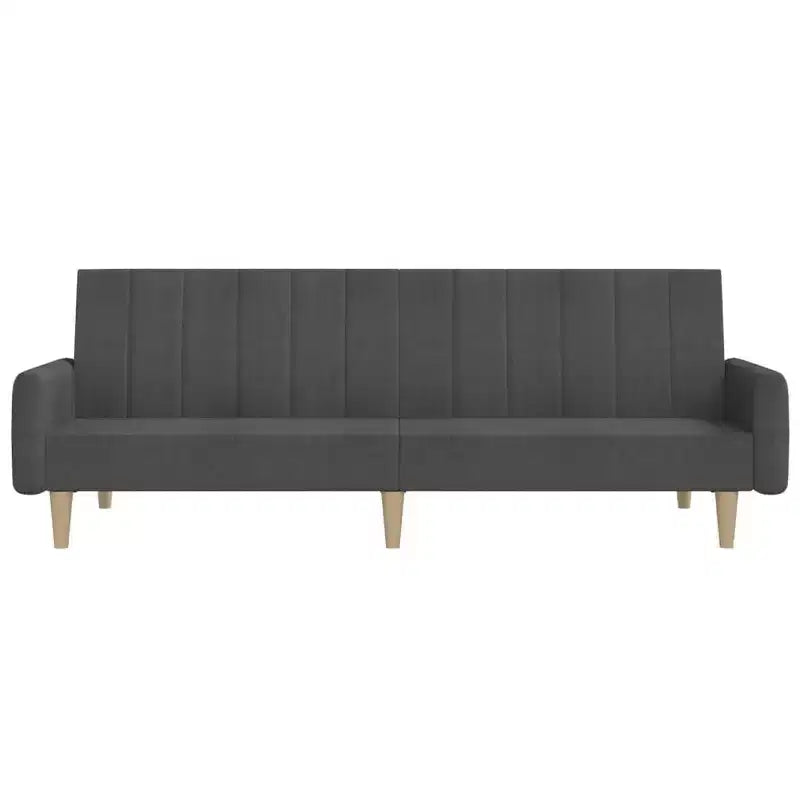 vidaXL Canapé convertible 2 places causeuse rembourrée en tissu