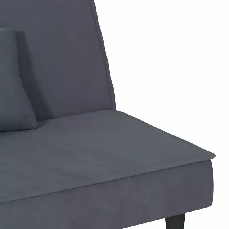 vidaXL Canapé-lit 2 places en velours inclinable Loveseat convertible en lit de repos plusieurs coloris