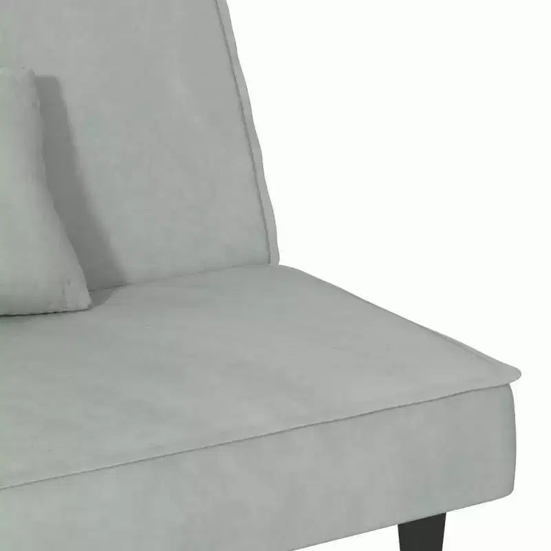 vidaXL Canapé-lit 2 places en velours inclinable Loveseat convertible en lit de repos plusieurs coloris