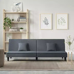 vidaXL Canapé-lit 2 places en velours inclinable Loveseat convertible en lit de repos plusieurs coloris