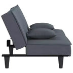 vidaXL Canapé-lit 2 places en velours inclinable Loveseat convertible en lit de repos plusieurs coloris