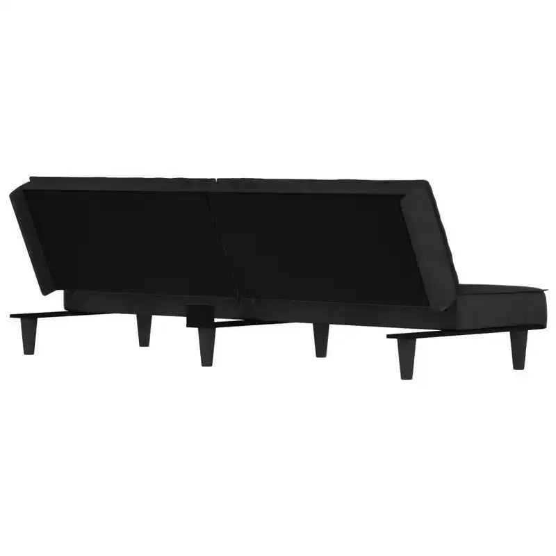 vidaXL Canapé-lit 2 places en velours inclinable Loveseat convertible en lit de repos plusieurs coloris