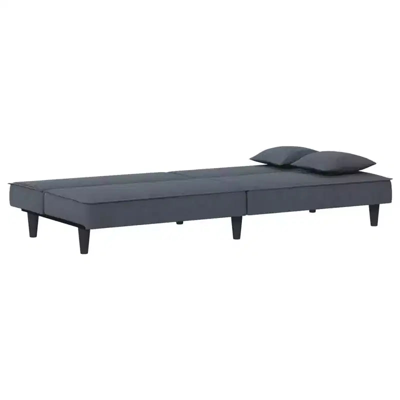vidaXL Canapé-lit 2 places en velours inclinable Loveseat convertible en lit de repos plusieurs coloris
