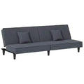 vidaXL 2-Seater Sofa Bed Velvet Recliner Loveseat Folding Daybed Multi Colors