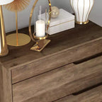 Commode 5 tiroirs Galano avec glissières métalliques 30,7 L 15,6 P 46,4 H