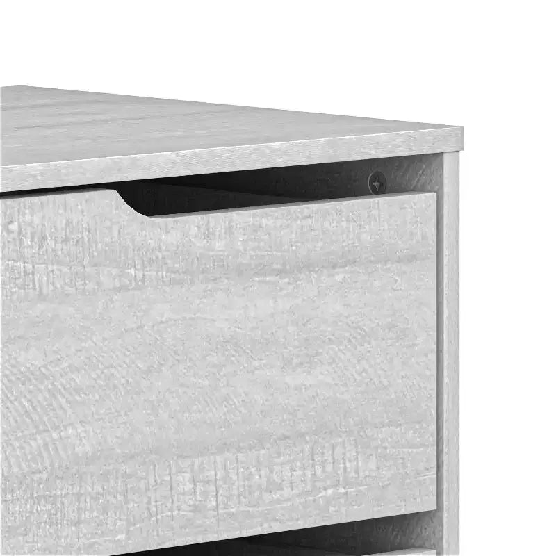 Commode 5 tiroirs Galano avec glissières métalliques 30,7 L 15,6 P 46,4 H