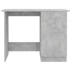 vidaXL Bureau Gris Sonoma Bois d'ingénierie Taille standard de bureau Bureau