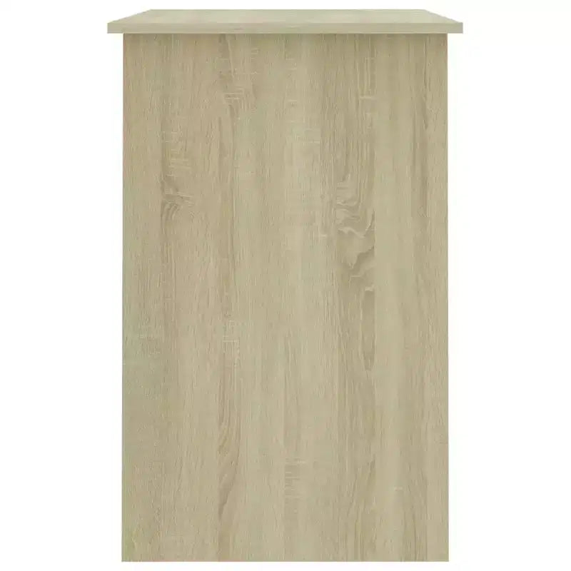 vidaXL Bureau Gris Sonoma Bois d'ingénierie Taille standard de bureau Bureau