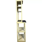 Étagère à boulanger à 5 niveaux en bois avec support à micro-ondesÉtagère de rangement autoportante pour cuisine, salle à manger ou bureau
