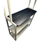 Étagère à boulanger à 5 niveaux en bois avec support à micro-ondesÉtagère de rangement autoportante pour cuisine, salle à manger ou bureau
