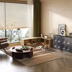 Banc à chaussures en bois clair en L Hitow : Rangement multi-compartiments + surface polyvalente – Organisateur compact pour entrées et salons