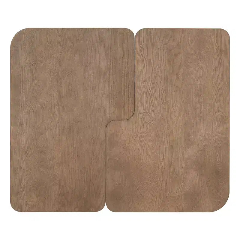 TUYOHW 35 Tables Basses Gigognes pour Salon, Lot de 2, Table Basse d'Appoint de Style Ferme, Table de Thé Multifonctionnelle, Capacité de 11,3 kg