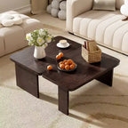 TUYOHW 35 Tables Basses Gigognes pour Salon, Lot de 2, Table Basse d'Appoint de Style Ferme, Table de Thé Multifonctionnelle, Capacité de 11,3 kg