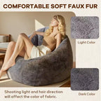 Pouf Okak avec accoudoirs, Fauteuil de sol avec mousse à mémoire de forme, Canapé de jeu pour adultes pour chambre à coucher, salon