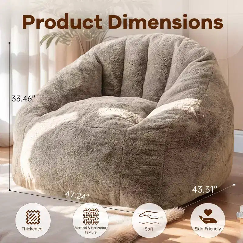 Pouf Okak avec accoudoirs, Fauteuil de sol avec mousse à mémoire de forme, Canapé de jeu pour adultes pour chambre à coucher, salon