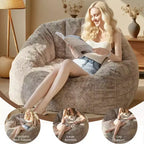 Pouf Okak avec accoudoirs, Fauteuil de sol avec mousse à mémoire de forme, Canapé de jeu pour adultes pour chambre à coucher, salon