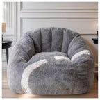 Pouf Okak avec accoudoirs, Fauteuil de sol avec mousse à mémoire de forme, Canapé de jeu pour adultes pour chambre à coucher, salon