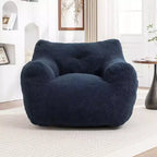 Okak Bean Bag Chair with Arms, Teddy Giant Bean Bag Sofa with High-Density Foam, Floor Chairs for Adults, Bean Bag Couch for Living Room