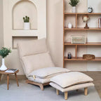 Canapé paresseux Chaise longue de balcon pour salon chambre à coucher, Chaise inclinable pliable, Fauteuil simple, Chaise fonctionnelle