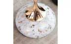 TUYOHW Table d'appoint ronde à pied queue de sirène, Petite table basse en métal antirouille, Table d'appoint polyvalente, Table de chevet pour salon