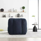Ensemble fauteuil poire et ottoman TUYOHW, fauteuil de sol en mousse à mémoire de forme pour un confort optimal, fauteuil de salon paresseux pour salle de lecture, salon