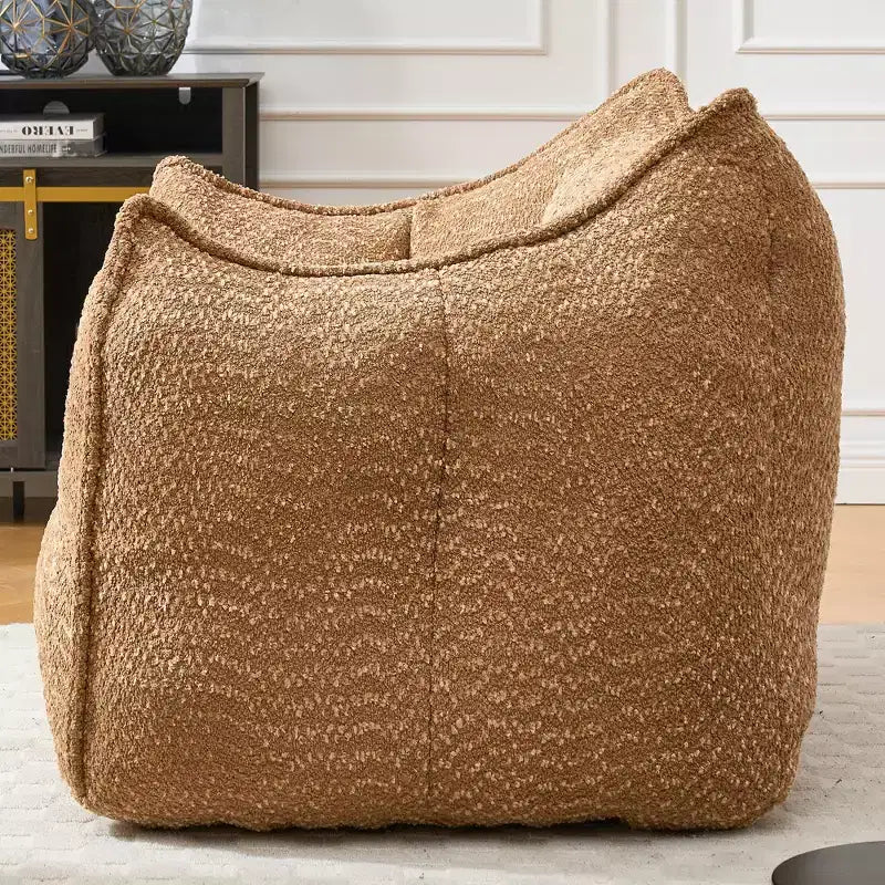 Pouf géant TUYOHW, fauteuil de sol moelleux en mousse haute résilience pour un confort durable, chaise longue paresseuse pour le salon et la chambre à coucher