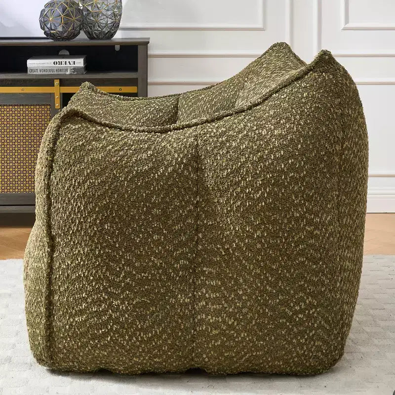 Pouf géant TUYOHW, fauteuil de sol moelleux en mousse haute résilience pour un confort durable, chaise longue paresseuse pour le salon et la chambre à coucher