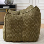 Pouf géant TUYOHW, fauteuil de sol moelleux en mousse haute résilience pour un confort durable, chaise longue paresseuse pour le salon et la chambre à coucher
