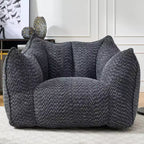 Pouf géant TUYOHW, fauteuil de sol moelleux en mousse haute résilience pour un confort durable, chaise longue paresseuse pour le salon et la chambre à coucher
