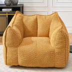 Pouf géant TUYOHW, fauteuil de sol moelleux en mousse haute résilience pour un confort durable, chaise longue paresseuse pour le salon et la chambre à coucher