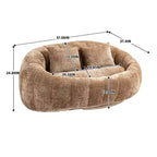 Fauteuil poire dossier haut TUYOHW, canapé de sol durable pour un soutien complet du corps, fauteuil paresseux confortable pour adultes et enfants dans le salon