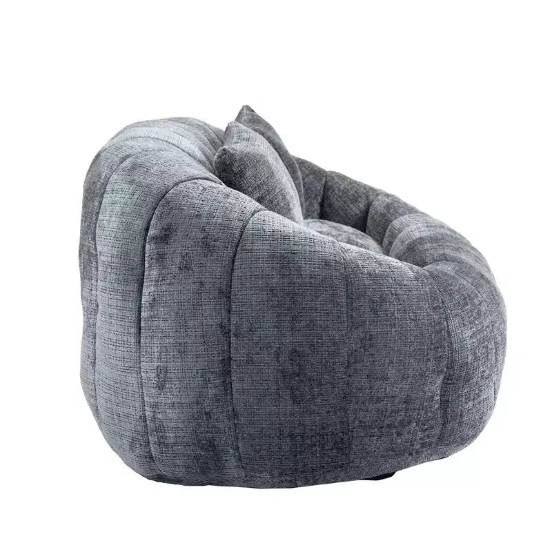 Fauteuil poire dossier haut TUYOHW, canapé de sol durable pour un soutien complet du corps, fauteuil paresseux confortable pour adultes et enfants dans le salon
