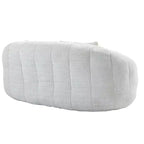 Fauteuil poire dossier haut TUYOHW, canapé de sol durable pour un soutien complet du corps, fauteuil paresseux confortable pour adultes et enfants dans le salon
