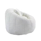 Fauteuil poire dossier haut TUYOHW, canapé de sol durable pour un soutien complet du corps, fauteuil paresseux confortable pour adultes et enfants dans le salon