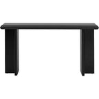 Console étroite en bois, Table d'appoint moderne avec pieds en L, Montage facile, pour Couloir, Derrière le canapé, Salon, Hall d'entrée, Bureau