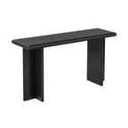Console étroite en bois, Table d'appoint moderne avec pieds en L, Montage facile, pour Couloir, Derrière le canapé, Salon, Hall d'entrée, Bureau