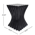 Table d'appoint ondulée archaïque – ModernLuxe