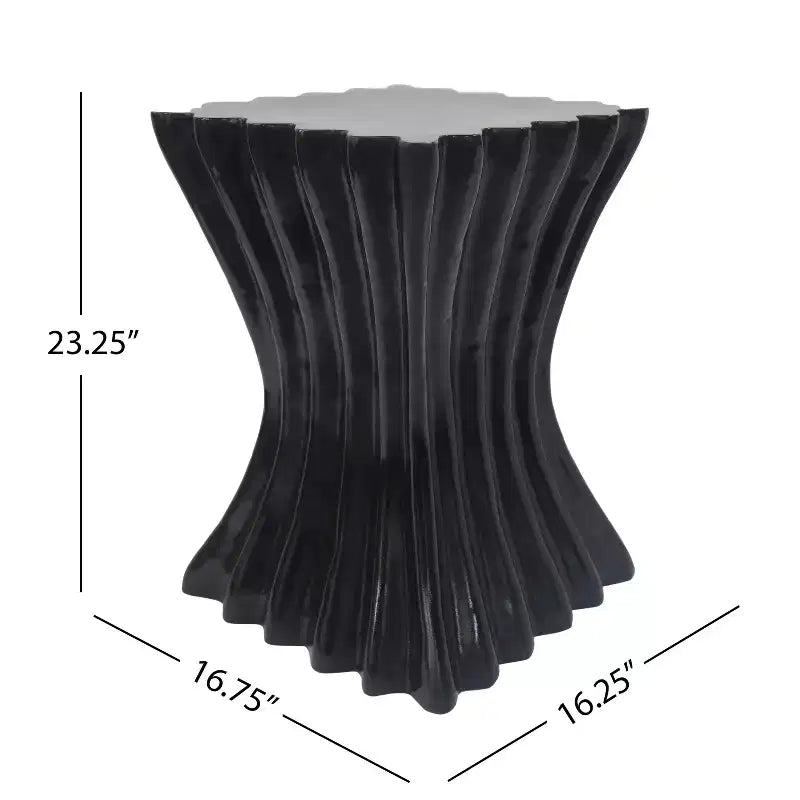 Table d'appoint ondulée archaïque – ModernLuxe