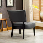Fauteuil d'appoint capitonné Roundhill Furniture avec assise surdimensionnée