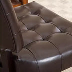 Fauteuil d'appoint capitonné Roundhill Furniture avec assise surdimensionnée