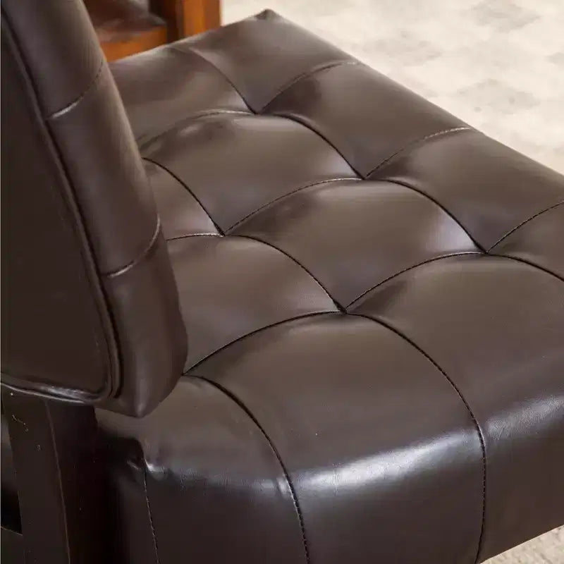 Fauteuil d'appoint capitonné Roundhill Furniture avec assise surdimensionnée