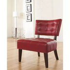 Fauteuil d'appoint capitonné Roundhill Furniture avec assise surdimensionnée
