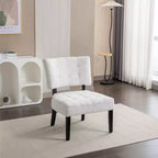Fauteuil d'appoint capitonné Roundhill Furniture avec assise surdimensionnée