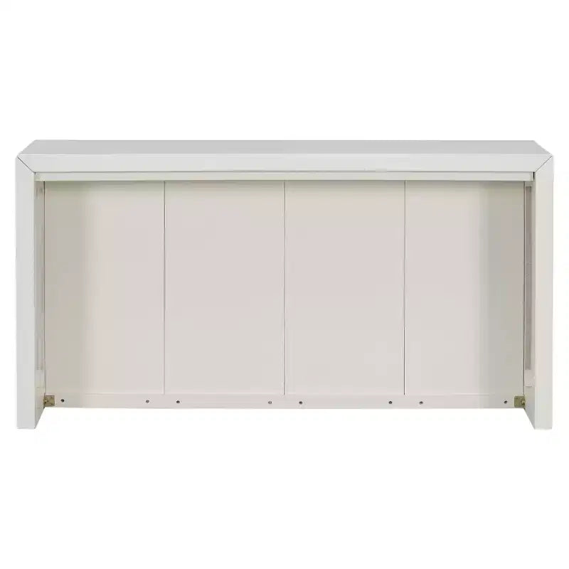Console d'entrée minimaliste au design ondulé unique, table console moderne de 151,6 cm pour salon, couloir, hall d'entrée et chambre à coucher