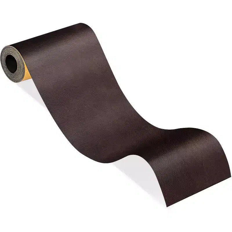 AMMER Leather Repair Tape, 3.357-inch Scratch-Resistant Self-Adhesive Leather Repair Tape (Suitable for all leather types), Dark Brown
