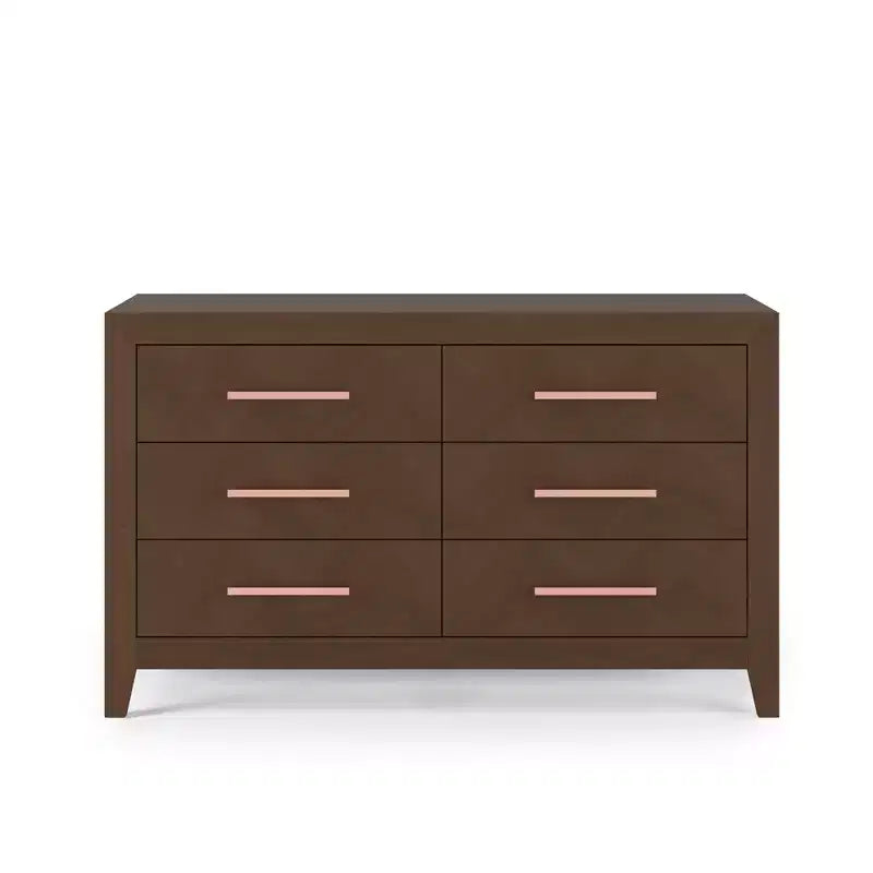 Commode à 6 tiroirs Kieran Child Craft pour chambre de bébé ou d'enfant, grand espace de rangement, kit anti-basculement inclus pour éviter le basculement, non toxique, finition sécuritaire pour bébé