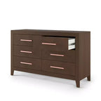 Commode à 6 tiroirs Kieran Child Craft pour chambre de bébé ou d'enfant, grand espace de rangement, kit anti-basculement inclus pour éviter le basculement, non toxique, finition sécuritaire pour bébé