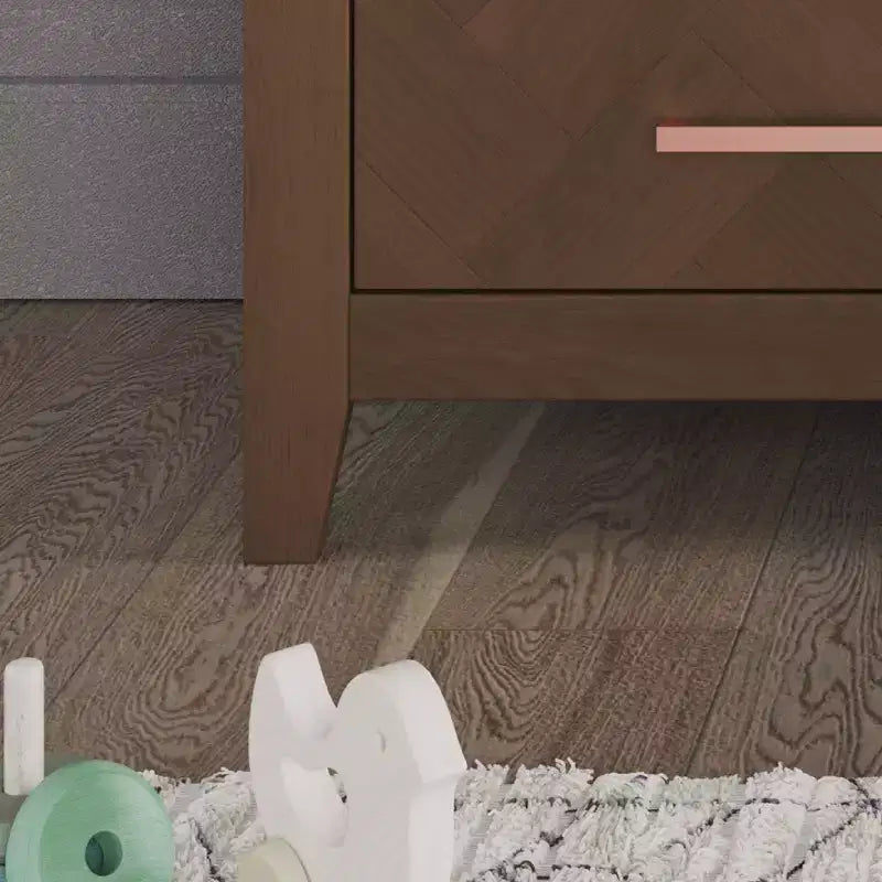 Commode à 6 tiroirs Kieran Child Craft pour chambre de bébé ou d'enfant, grand espace de rangement, kit anti-basculement inclus pour éviter le basculement, non toxique, finition sécuritaire pour bébé