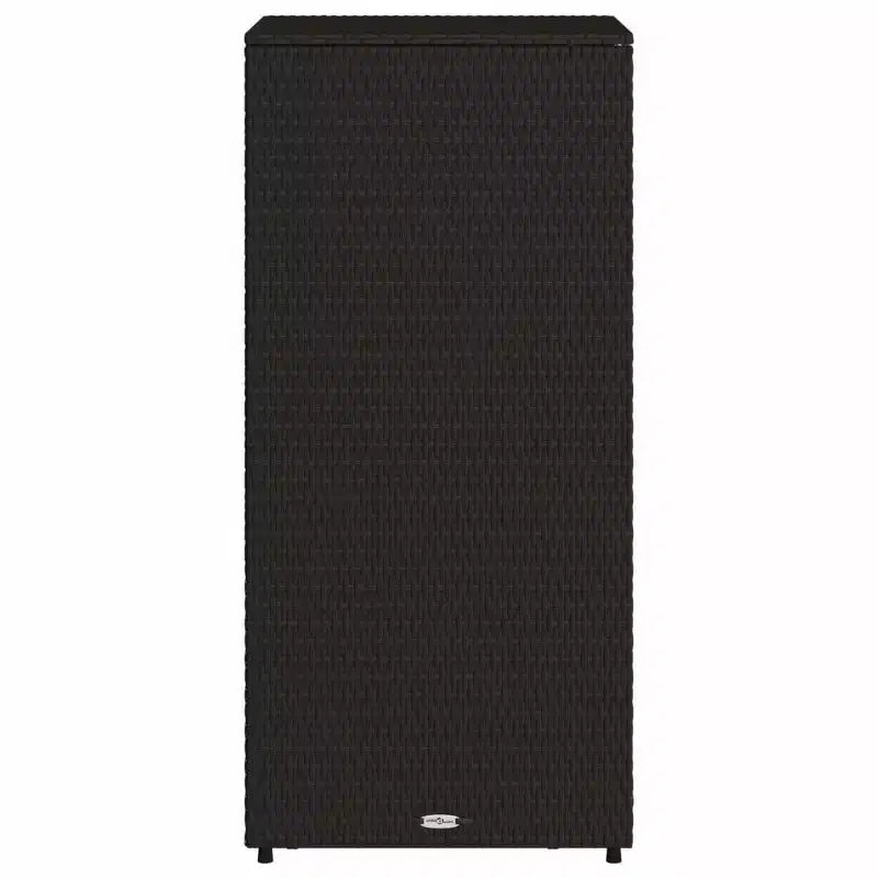 vidaXL Armoire de rangement de terrasse Organisateur d'outils Meuble d'extérieur en résine tressée